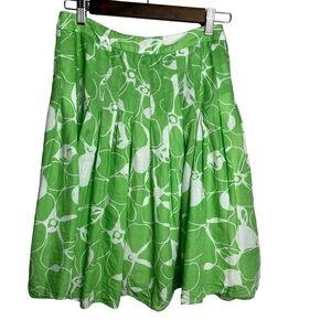 I.N.C. International Concepts Skirt Women's Size 2 Lined Pleated Floral Print